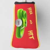 Personalisierte Golfgeschenke -Schlange- Golf Headcover (Rotieren 90)