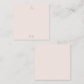 Personalisierte Golfloralinie Kunst, Dichtung und  Mitteilungskarte (Vorne/Hinten)