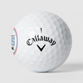 Personalisierte Golfplätze 2025 Callaway Golfball (Logo)