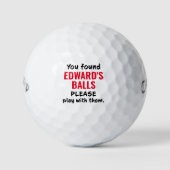 Personalisierte Golfplätze Funny Love Ball Sprichw (Vorderseite)