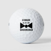 Personalisierte Golfplätze für Trauzeuge - Trauzeu Golfball (Vorderseite)