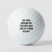 Personalisierte Golfplätze Golfball (Vorderseite)