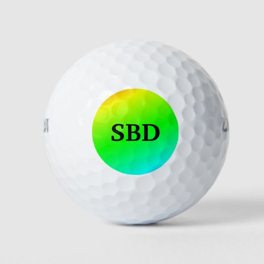 Personalisierte Golfplätze Golfball (Vorderseite)