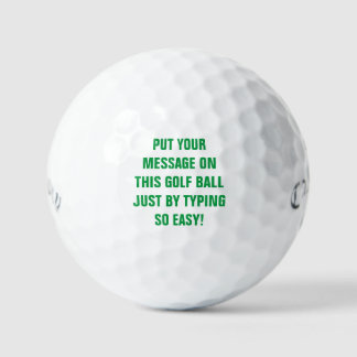 Personalisierte Golfplätze Golfball
