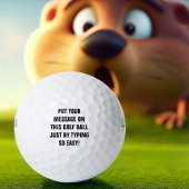 Personalisierte Golfplätze Golfball
