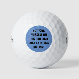 Personalisierte Golfplätze Golfball