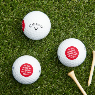 Personalisierte Golfplätze Golfball