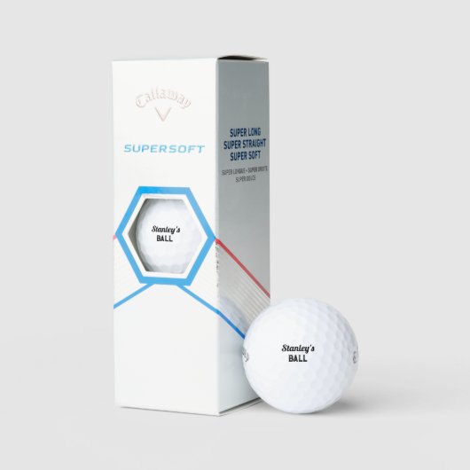 Personalisierte Golfplätze Golfball (Verpackung)
