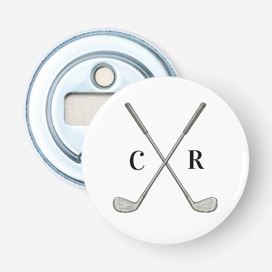 Personalisierte Golfschläger Flaschenöffner (Vorderseite)