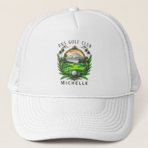 Personalisierte Golfschläger-Name Classic Trucker- Truckerkappe