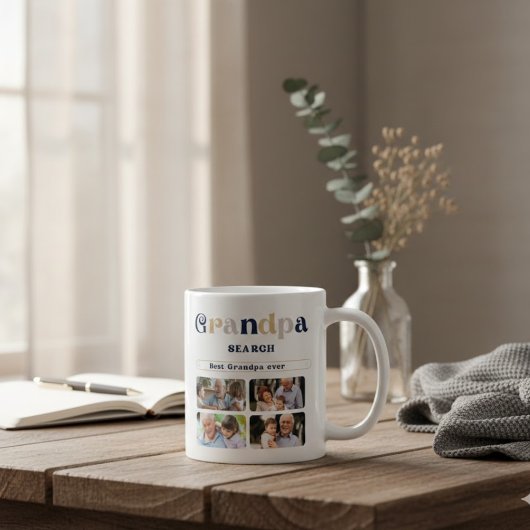 Personalisierte Google-Suche Bester Opa Aller Zeit Kaffeetasse