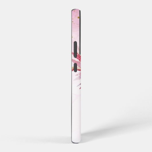 Personalisierte Gorgeile Aquarell-Blume drucken Samsung Galaxy Hülle (Rechte Seite)