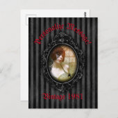 Personalisierte Gothic-Rahmen mit Spider Postkarte (Vorne/Hinten)