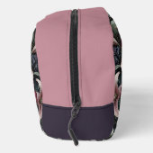 Personalisierte Gothic-Rosen-Blumen-Reisetasche fü Waschbeutel (Rechts)