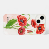 Personalisierte göttliche Aquarellpfropfen drucken iPhone Hülle (Rückseite (Horizontal))