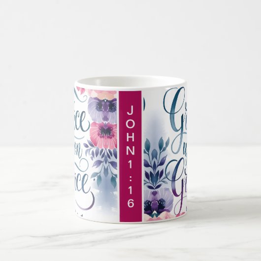 Personalisierte Grace upon Grace Christlich Kaffeetasse (Mittel)