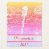 Personalisierte Gradientenfliege Planer (Vorderseite)