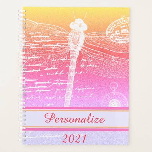 Personalisierte Gradientenfliege Planer (Vorderseite)