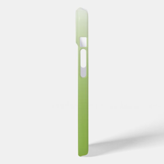 Personalisierte Gradientengrün Case-Mate iPhone Hülle (Rückseite / Links)