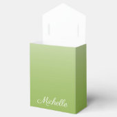Personalisierte Gradientengrün Geschenkschachtel (Geöffnet)