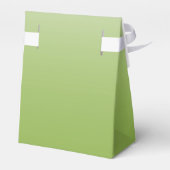 Personalisierte Gradientengrün Geschenkschachtel (Rückseite)