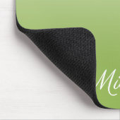 Personalisierte Gradientengrün Mousepad (Ecke)