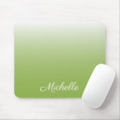 Personalisierte Gradientengrün Mousepad (Mit Mouse)
