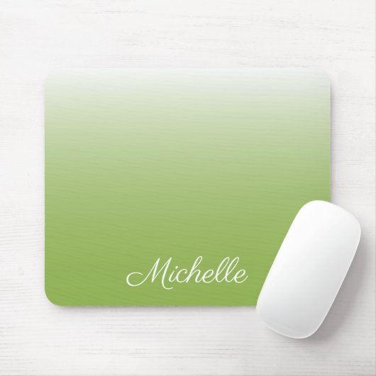 Personalisierte Gradientengrün Mousepad (Mit Mouse)