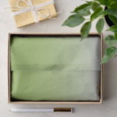 Personalisierte Gradientengrün Seidenpapier (Geschenk)
