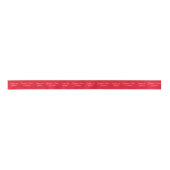 Personalisierte Graduate Name Grad Klasse Red Satinband (Vorderseite)