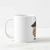 Personalisierte Graduation Cap Tassle Kaffee Tasse (Links)