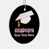 Personalisierte graduierte Geschenk-Idee Keramikornament (Rechts)