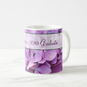 Personalisierte graduierte mit BlumenTasse Kaffeetasse (VorderseiteRechts)