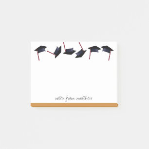 Personalisierte Graduierungsklappen Gone Wild Imit Post-it Klebezettel