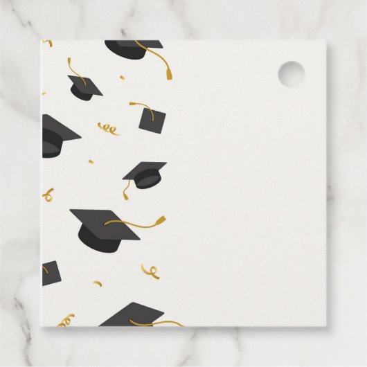 Personalisierte Graduierungspartei Geschenkanhänger (Rückseite)