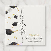 Personalisierte Graduierungspartei Geschenkanhänger (Vorderseite)