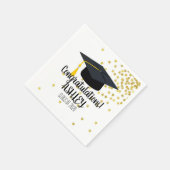 Personalisierte Graduierungspartei Napkins Serviette (Ecke)