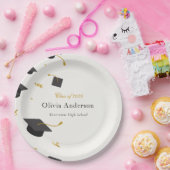 Personalisierte Graduierungspartei Pappteller (Party)