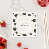 Personalisierte Graduierungspartei Serviette (Beispiel)