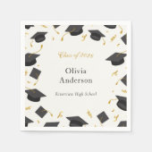 Personalisierte Graduierungspartei Serviette (Vorderseite)
