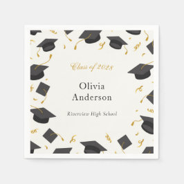 Personalisierte Graduierungspartei Serviette
