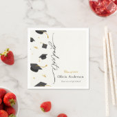 Personalisierte Graduierungspartei Serviette (Beispiel)