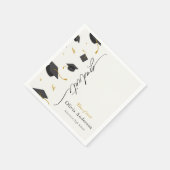 Personalisierte Graduierungspartei Serviette (Ecke)