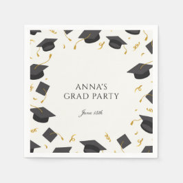 Personalisierte Graduierungspartei Serviette