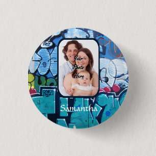 Personalisierte Graffiti Button