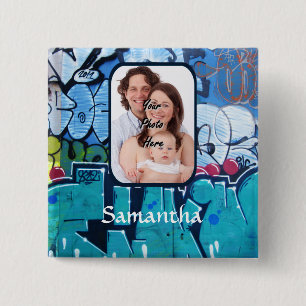 Personalisierte Graffiti Button