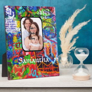 Personalisierte Graffiti Fotoplatte