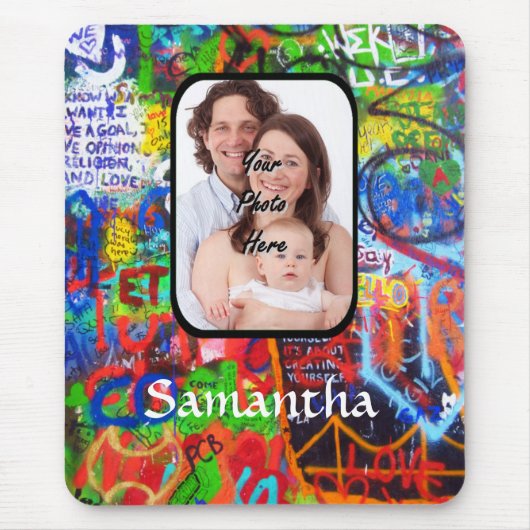 Personalisierte Graffiti Mousepad (Vorne)
