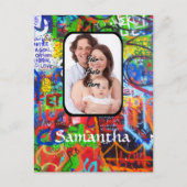 Personalisierte Graffiti Postkarte (Vorderseite)