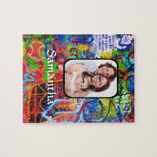 Personalisierte Graffiti Puzzle (Horizontal)